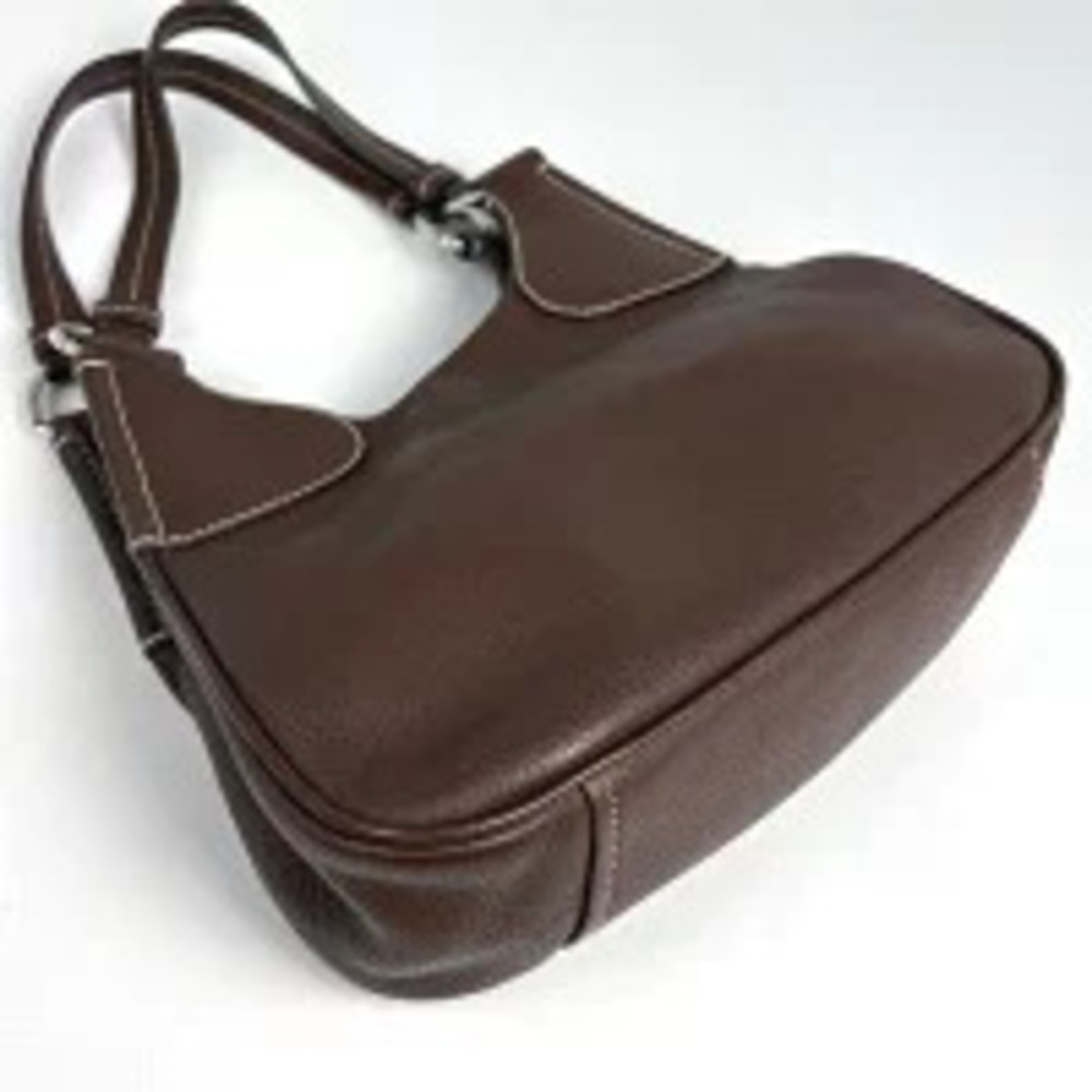 Prada Shoulder Hobo Vitello Brown Daino bag Moon Brown